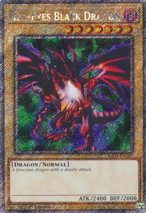 Red-Eyes Black Dragon (4th Art) [RA04-EN109] Platinum Secret Rare | Enigma On Main
