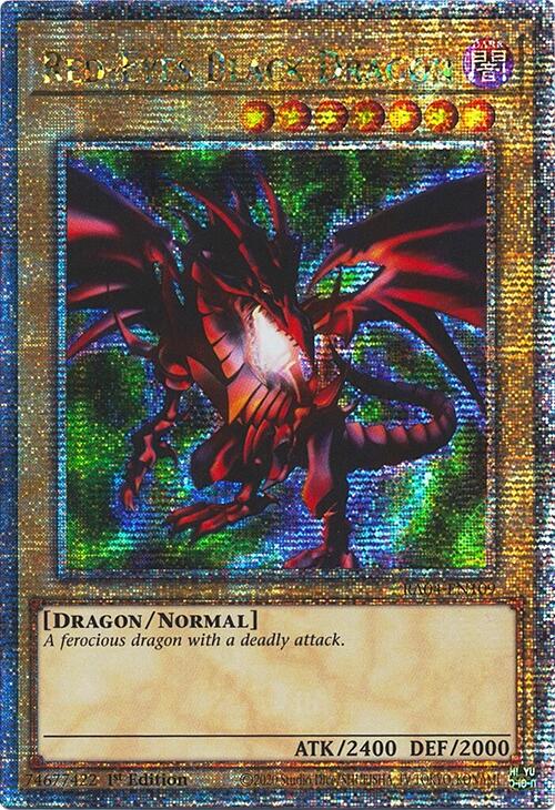 Red-Eyes Black Dragon (4th Art) [RA04-EN109] Quarter Century Secret Rare | Enigma On Main