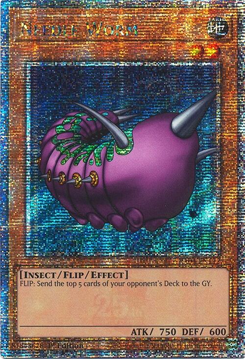 Needle Worm [RA04-EN112] Quarter Century Secret Rare | Enigma On Main