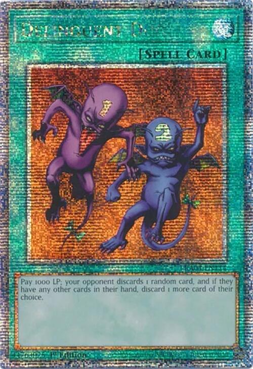 Delinquent Duo [RA04-EN114] Quarter Century Secret Rare | Enigma On Main