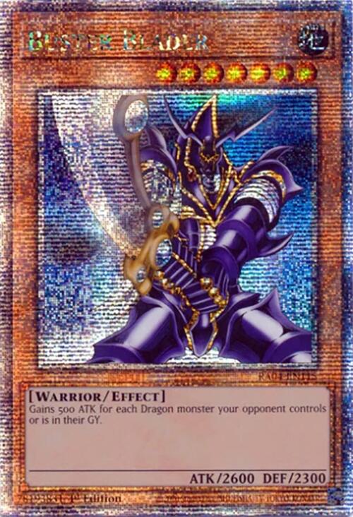 Buster Blader [RA04-EN115] Quarter Century Secret Rare | Enigma On Main