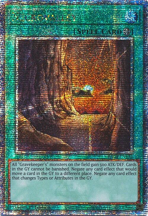 Necrovalley [RA04-EN122] Quarter Century Secret Rare | Enigma On Main