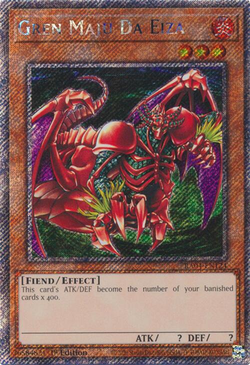 Gren Maju Da Eiza [RA04-EN124] Platinum Secret Rare | Enigma On Main