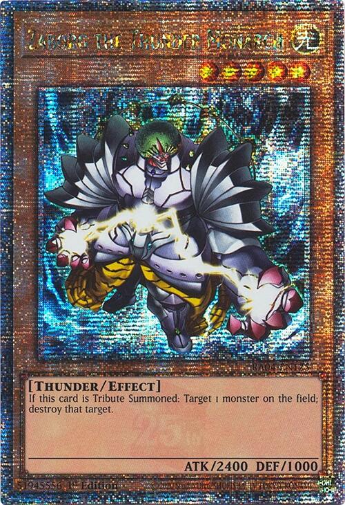 Zaborg the Thunder Monarch [RA04-EN125] Quarter Century Secret Rare | Enigma On Main