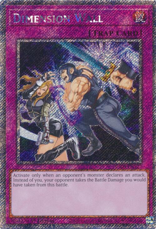 Dimension Wall [RA04-EN127] Platinum Secret Rare | Enigma On Main