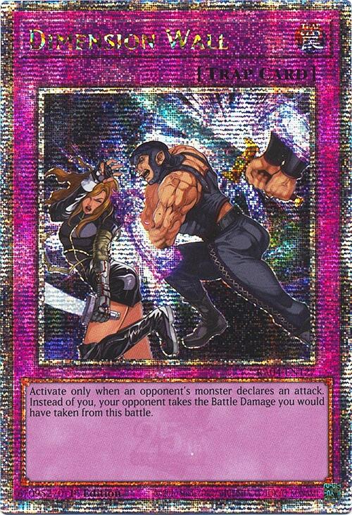 Dimension Wall [RA04-EN127] Quarter Century Secret Rare | Enigma On Main