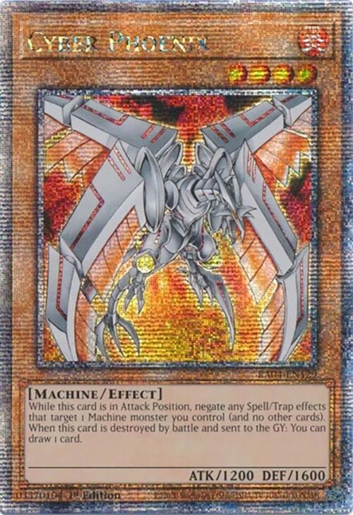 Cyber Phoenix [RA04-EN129] Quarter Century Secret Rare | Enigma On Main