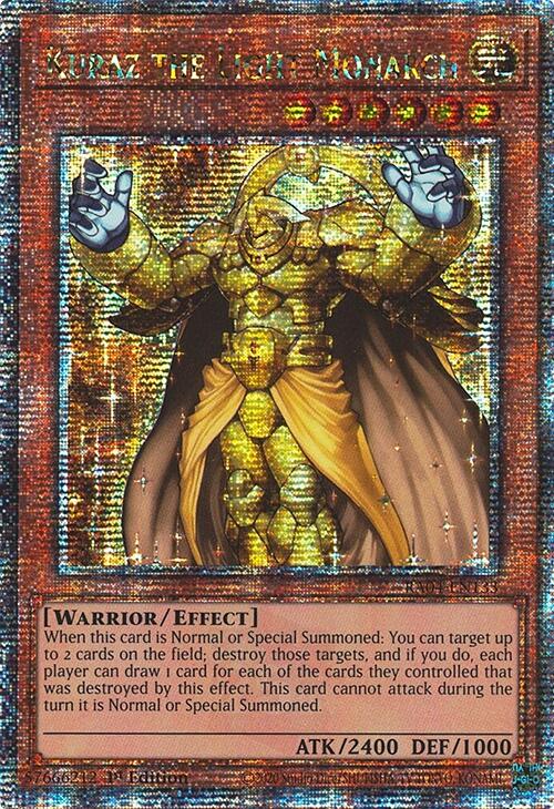 Kuraz the Light Monarch [RA04-EN133] Quarter Century Secret Rare | Enigma On Main