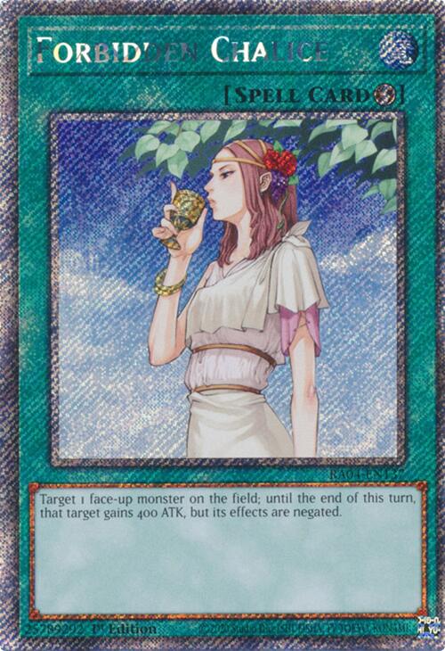 Forbidden Chalice [RA04-EN137] Platinum Secret Rare | Enigma On Main