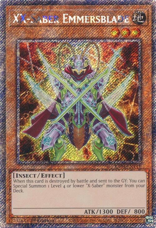 XX-Saber Emmersblade [RA04-EN141] Platinum Secret Rare | Enigma On Main
