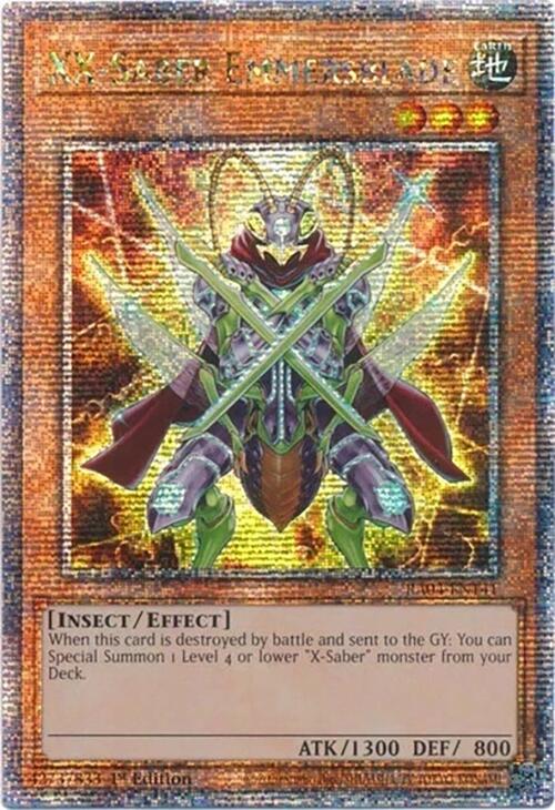 XX-Saber Emmersblade [RA04-EN141] Quarter Century Secret Rare | Enigma On Main