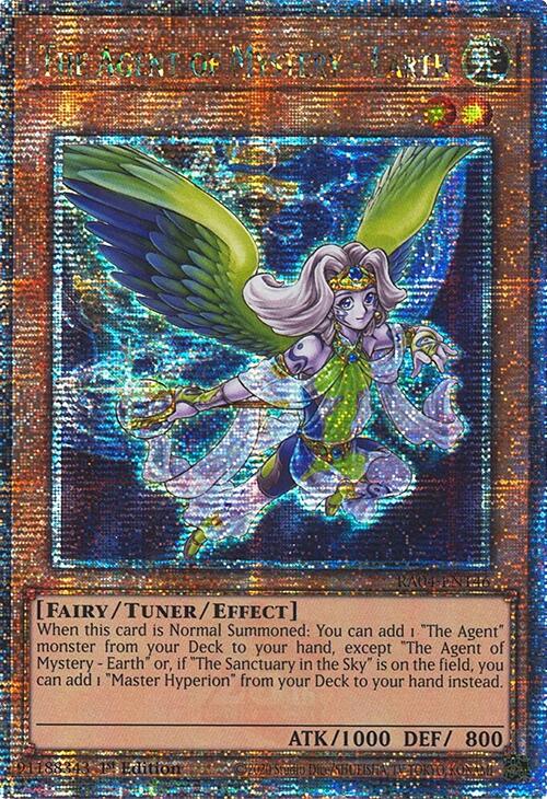 The Agent of Mystery - Earth [RA04-EN146] Quarter Century Secret Rare | Enigma On Main
