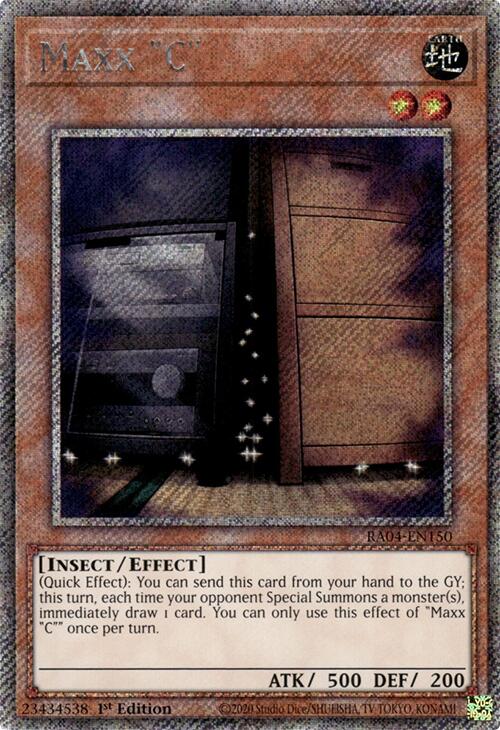 Maxx "C" [RA04-EN150] Platinum Secret Rare | Enigma On Main