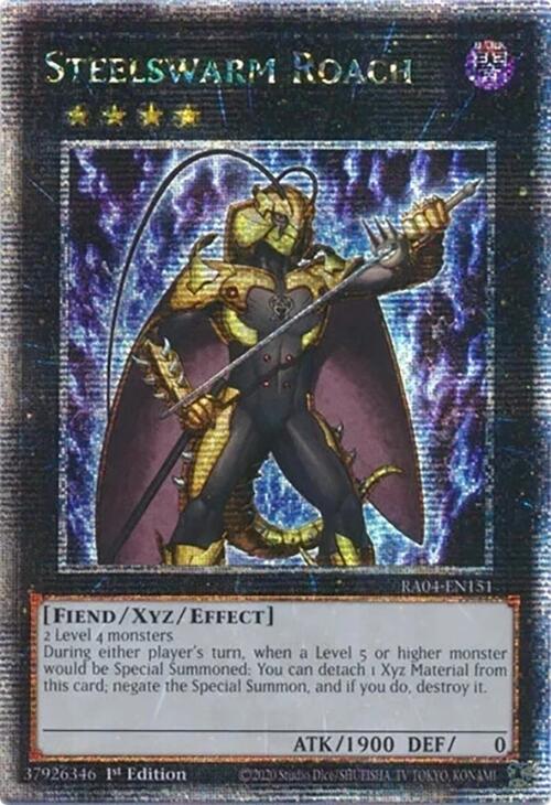 Steelswarm Roach [RA04-EN151] Quarter Century Secret Rare | Enigma On Main