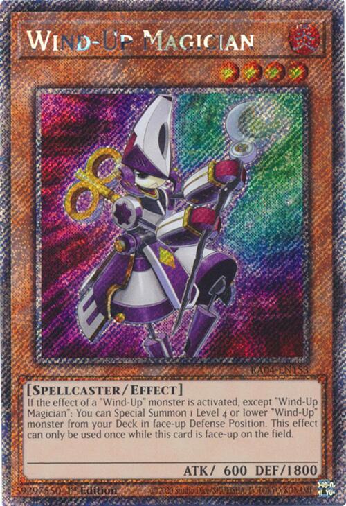 Wind-Up Magician [RA04-EN153] Platinum Secret Rare | Enigma On Main