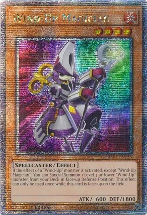 Wind-Up Magician [RA04-EN153] Quarter Century Secret Rare | Enigma On Main