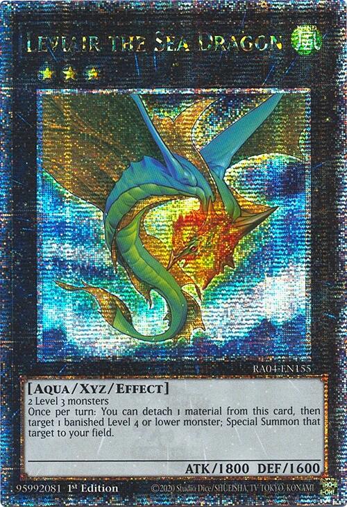 Leviair the Sea Dragon [RA04-EN155] Quarter Century Secret Rare | Enigma On Main