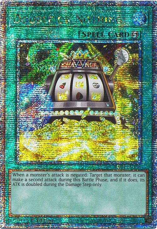 Double or Nothing! [RA04-EN156] Quarter Century Secret Rare | Enigma On Main