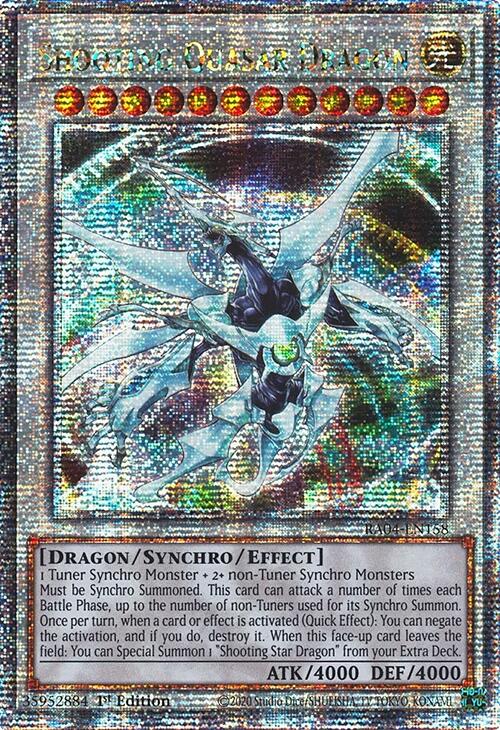 Shooting Quasar Dragon [RA04-EN158] Quarter Century Secret Rare | Enigma On Main