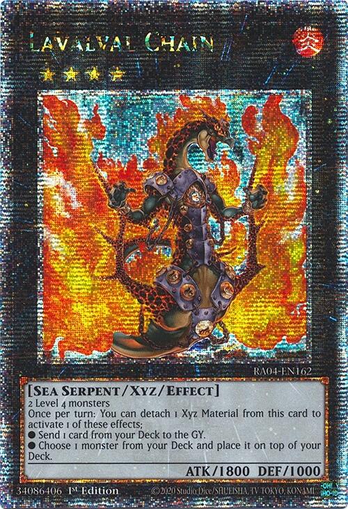 Lavalval Chain [RA04-EN162] Quarter Century Secret Rare | Enigma On Main