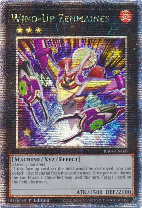 Wind-Up Zenmaines [RA04-EN168] Quarter Century Secret Rare | Enigma On Main