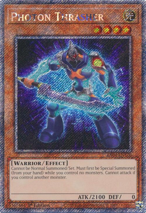 Photon Thrasher [RA04-EN170] Platinum Secret Rare | Enigma On Main