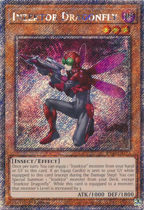 Inzektor Dragonfly [RA04-EN172] Platinum Secret Rare | Enigma On Main
