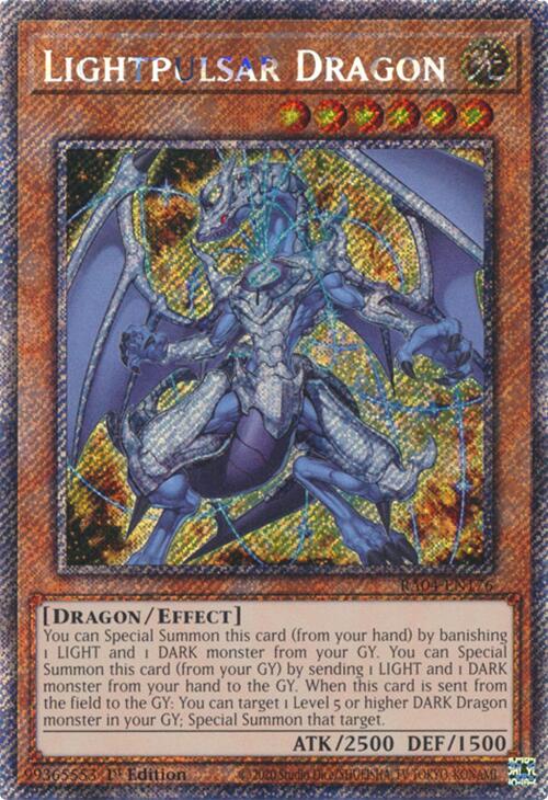 Lightpulsar Dragon [RA04-EN176] Platinum Secret Rare | Enigma On Main