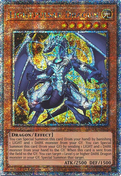 Lightpulsar Dragon [RA04-EN176] Quarter Century Secret Rare | Enigma On Main