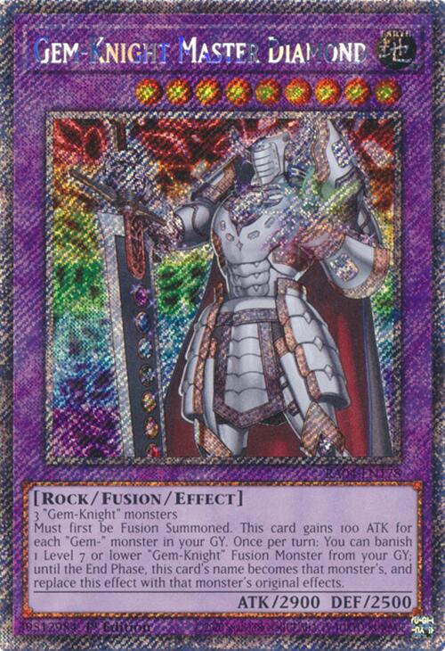 Gem-Knight Master Diamond [RA04-EN178] Platinum Secret Rare | Enigma On Main