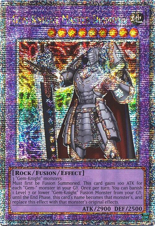 Gem-Knight Master Diamond [RA04-EN178] Quarter Century Secret Rare | Enigma On Main