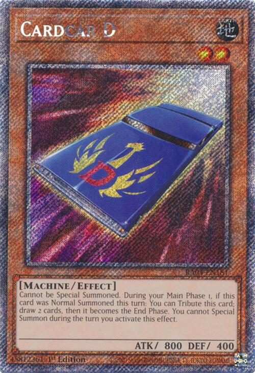 Cardcar D [RA04-EN181] Platinum Secret Rare | Enigma On Main