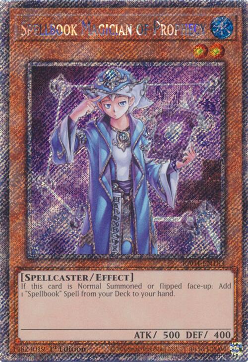 Spellbook Magician of Prophecy [RA04-EN183] Platinum Secret Rare | Enigma On Main