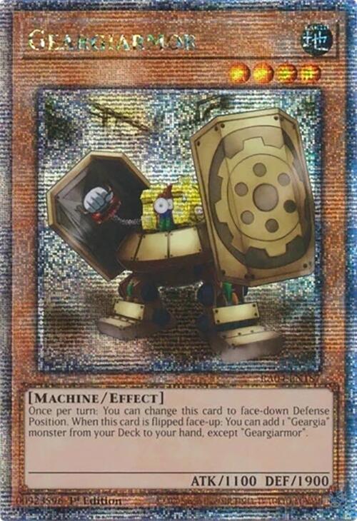 Geargiarmor [RA04-EN187] Quarter Century Secret Rare | Enigma On Main
