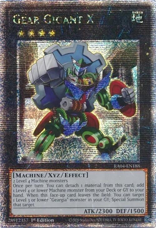 Gear Gigant X [RA04-EN188] Quarter Century Secret Rare | Enigma On Main