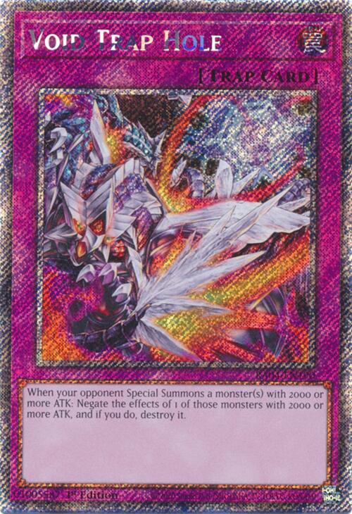 Void Trap Hole [RA04-EN190] Platinum Secret Rare | Enigma On Main