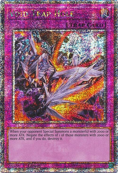 Void Trap Hole [RA04-EN190] Quarter Century Secret Rare | Enigma On Main