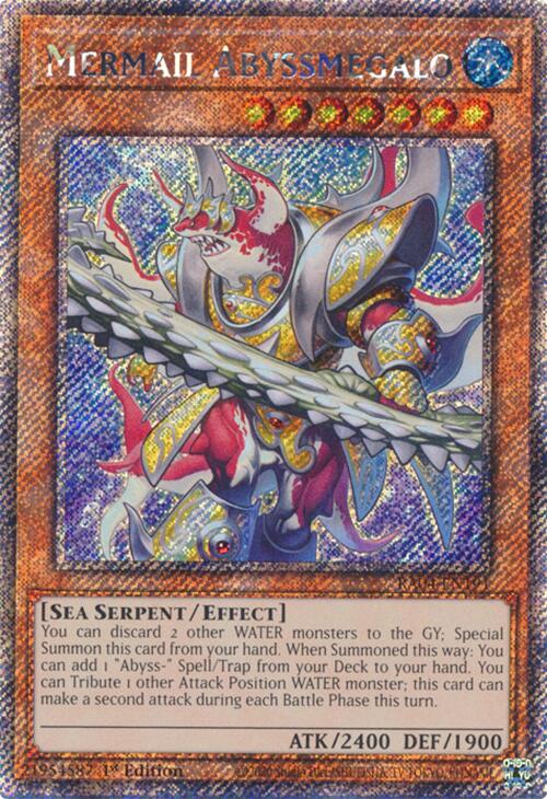 Mermail Abyssmegalo [RA04-EN191] Platinum Secret Rare | Enigma On Main