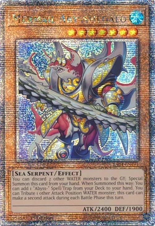 Mermail Abyssmegalo [RA04-EN191] Quarter Century Secret Rare | Enigma On Main
