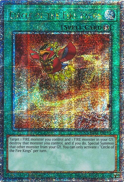 Circle of the Fire Kings [RA04-EN195] Quarter Century Secret Rare | Enigma On Main