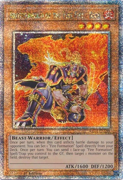Brotherhood of the Fire Fist - Bear [RA04-EN198] Quarter Century Secret Rare | Enigma On Main