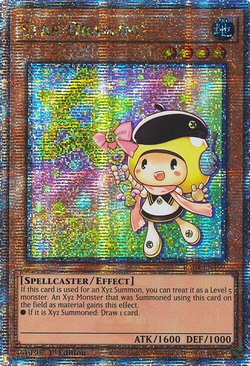 Star Drawing [RA04-EN199] Quarter Century Secret Rare | Enigma On Main