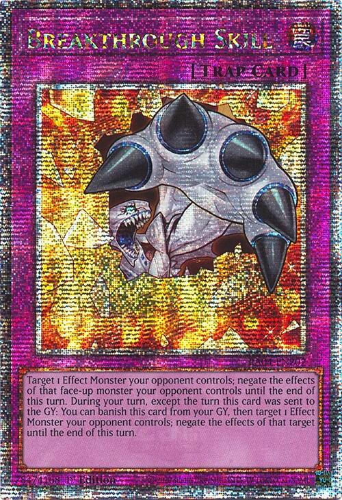Breakthrough Skill [RA04-EN202] Quarter Century Secret Rare | Enigma On Main