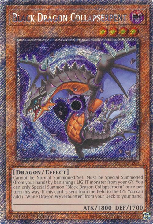 Black Dragon Collapserpent [RA04-EN204] Platinum Secret Rare | Enigma On Main