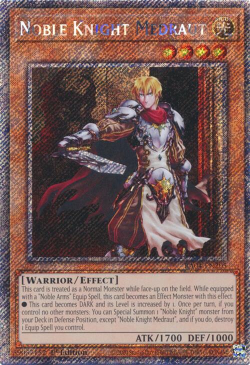 Noble Knight Medraut [RA04-EN205] Platinum Secret Rare | Enigma On Main