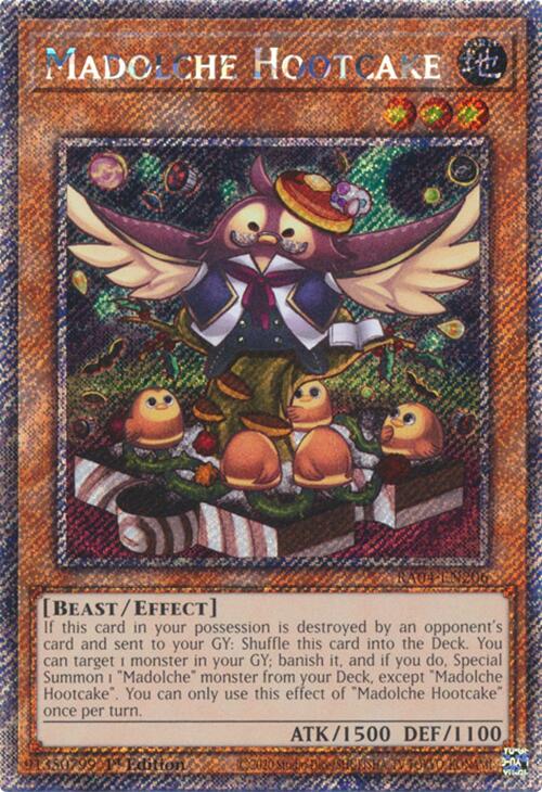 Madolche Hootcake [RA04-EN206] Platinum Secret Rare | Enigma On Main