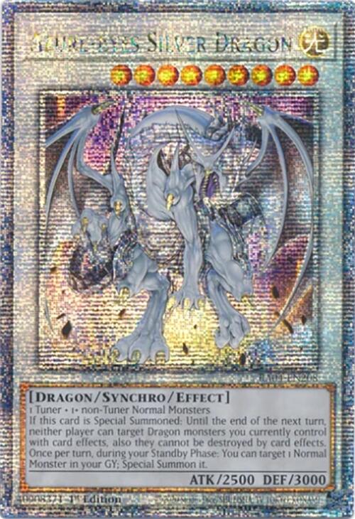 Azure-Eyes Silver Dragon [RA04-EN208] Quarter Century Secret Rare | Enigma On Main