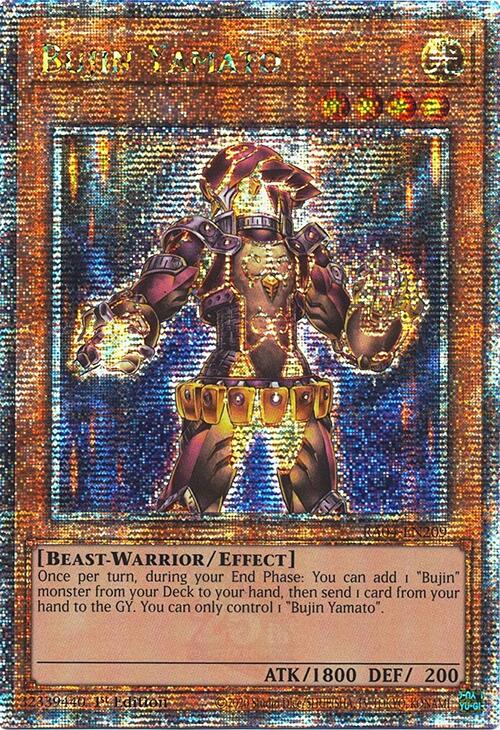 Bujin Yamato [RA04-EN209] Quarter Century Secret Rare | Enigma On Main