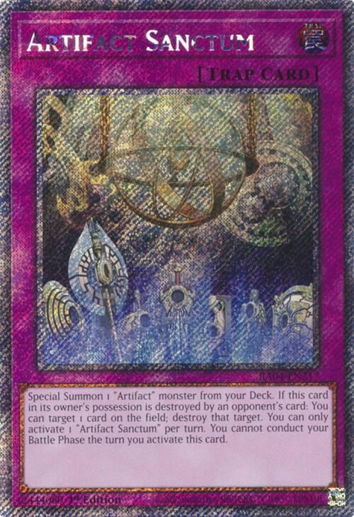 Artifact Sanctum [RA04-EN217] Platinum Secret Rare | Enigma On Main