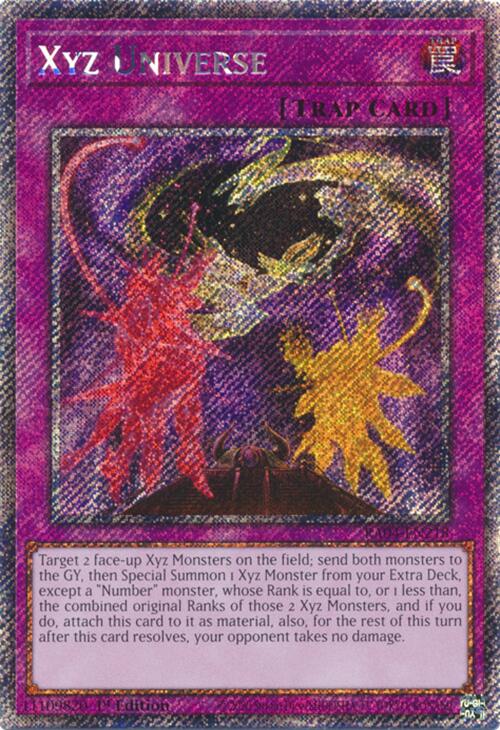 Xyz Universe [RA04-EN218] Platinum Secret Rare | Enigma On Main
